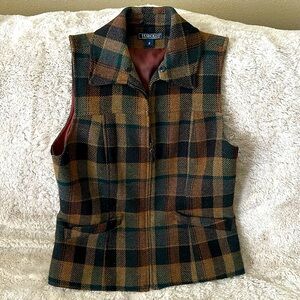 Harold’s wool plaid vest